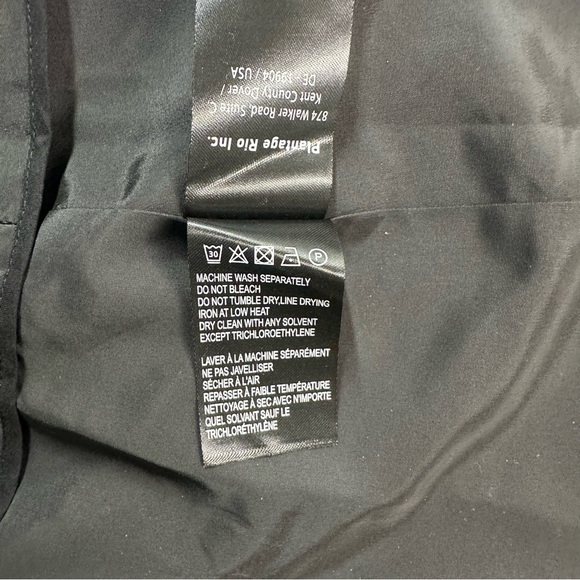 Farm Rio Black Taffeta Mini Skirt Large Side Bow Size Small NWT - Picture 10 of 13